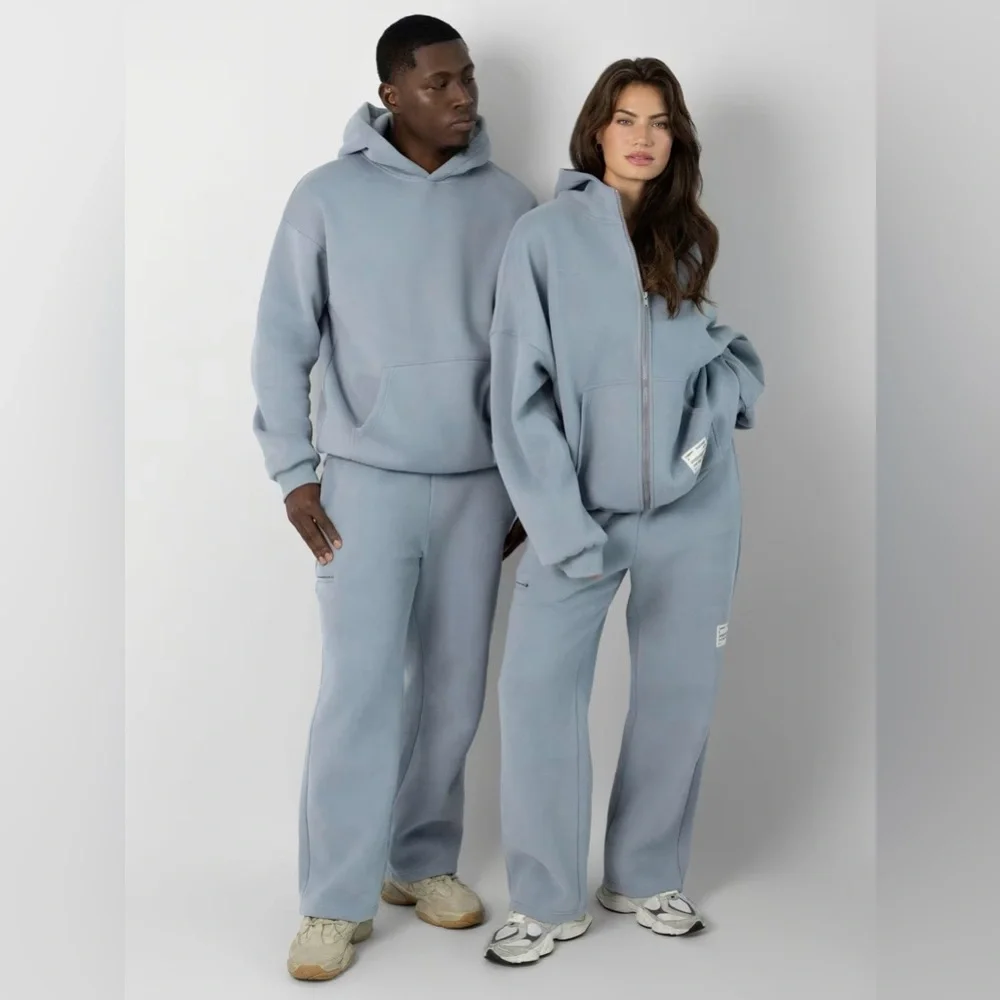 Comfrt Affirmation Straight Leg Sweatpants Slate Large - Picture 4 of 11